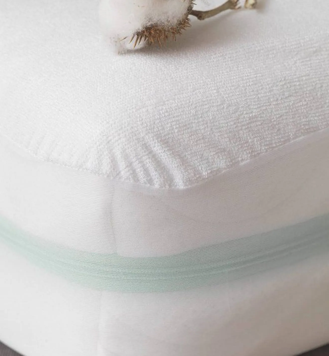 Alèse Enfant Imperméable Bouclette Coton Bio (90 x 190 cm) blanc - Kadolis