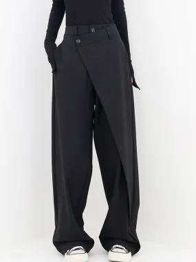 Anna - Pantalon Ample Asymétrique