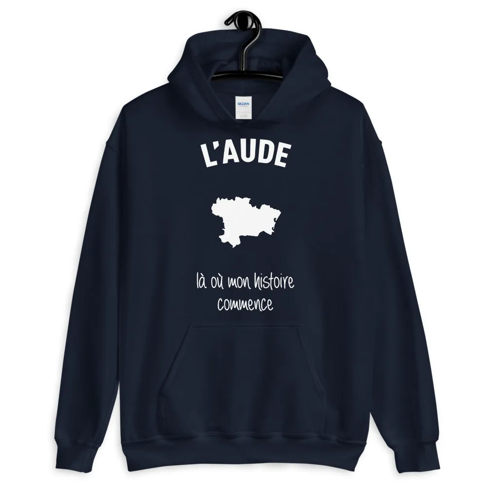 Aude là où mon histoire commence - Sweatshirt à capuche