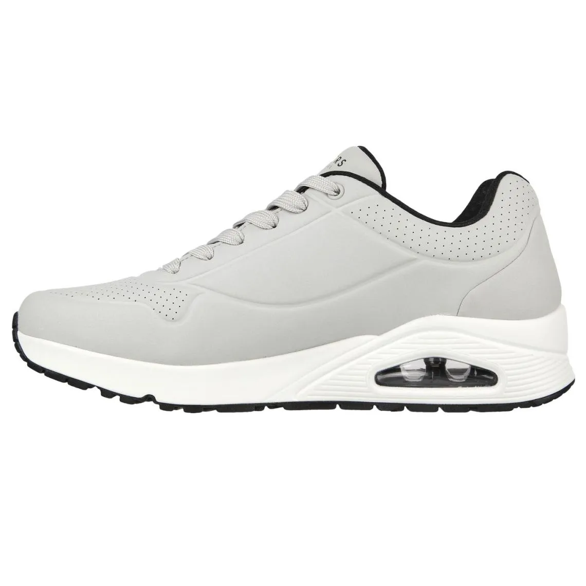 Baskets homme UNO gis clair gris Skechers - Baskets Homme sur MenCorner