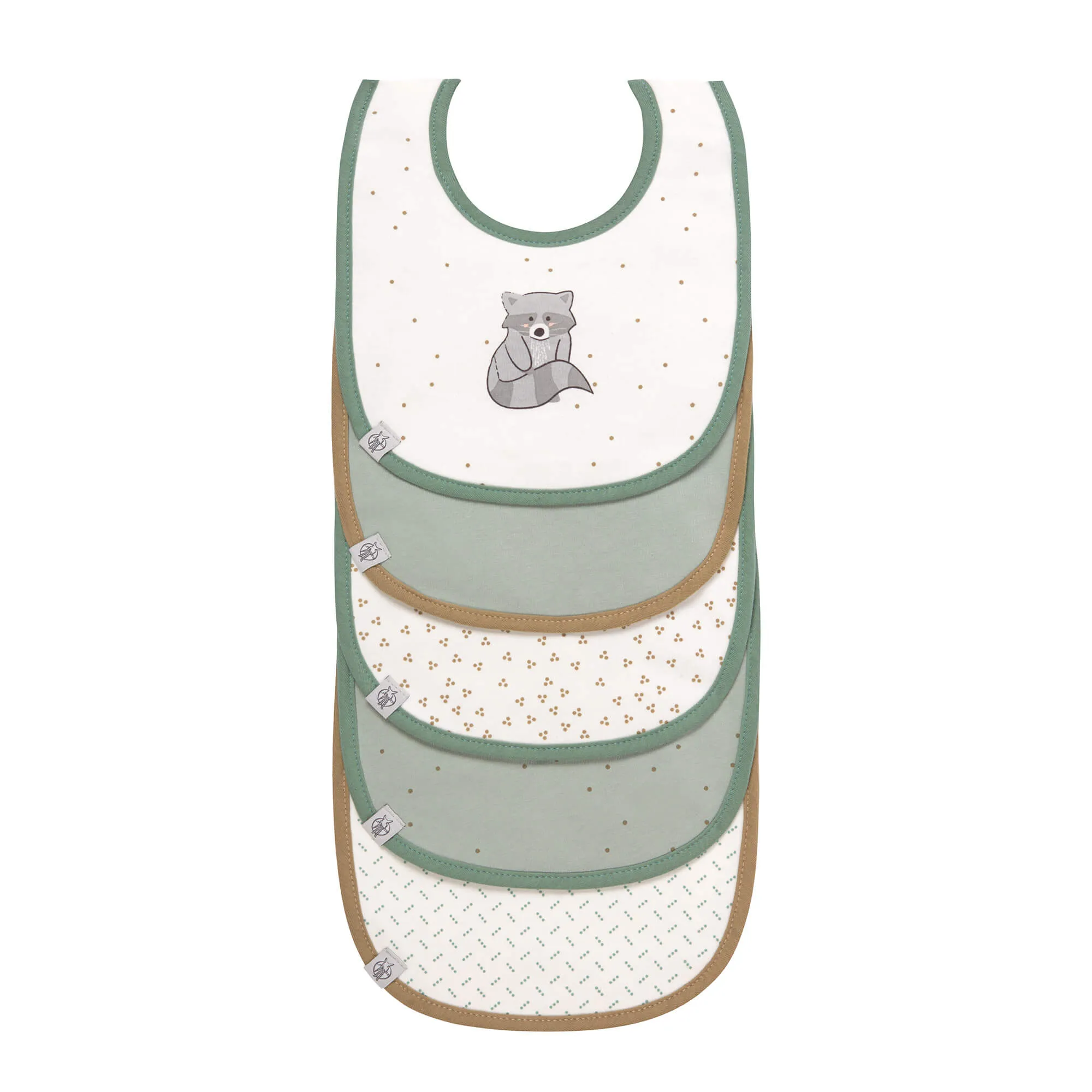 Bavoir imperméable (Lot de 5), About Friends Raton Laveur | Lässig