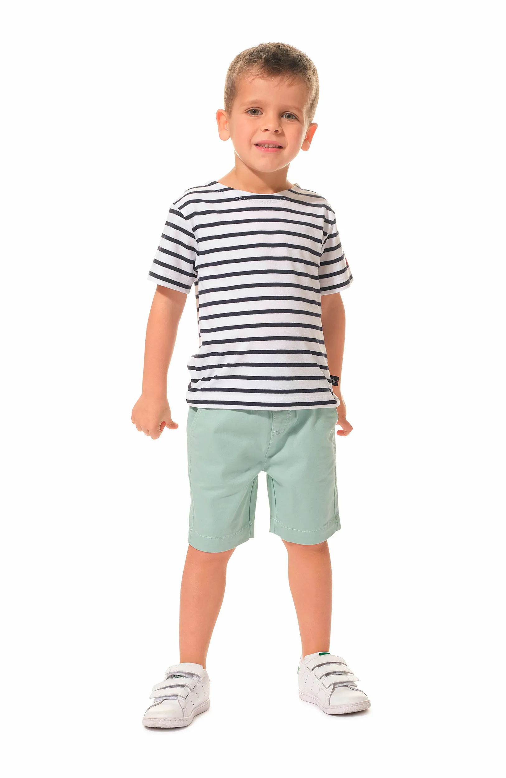 Bermuda / Short en coton pour enfant BAPTISTE couleur Thym