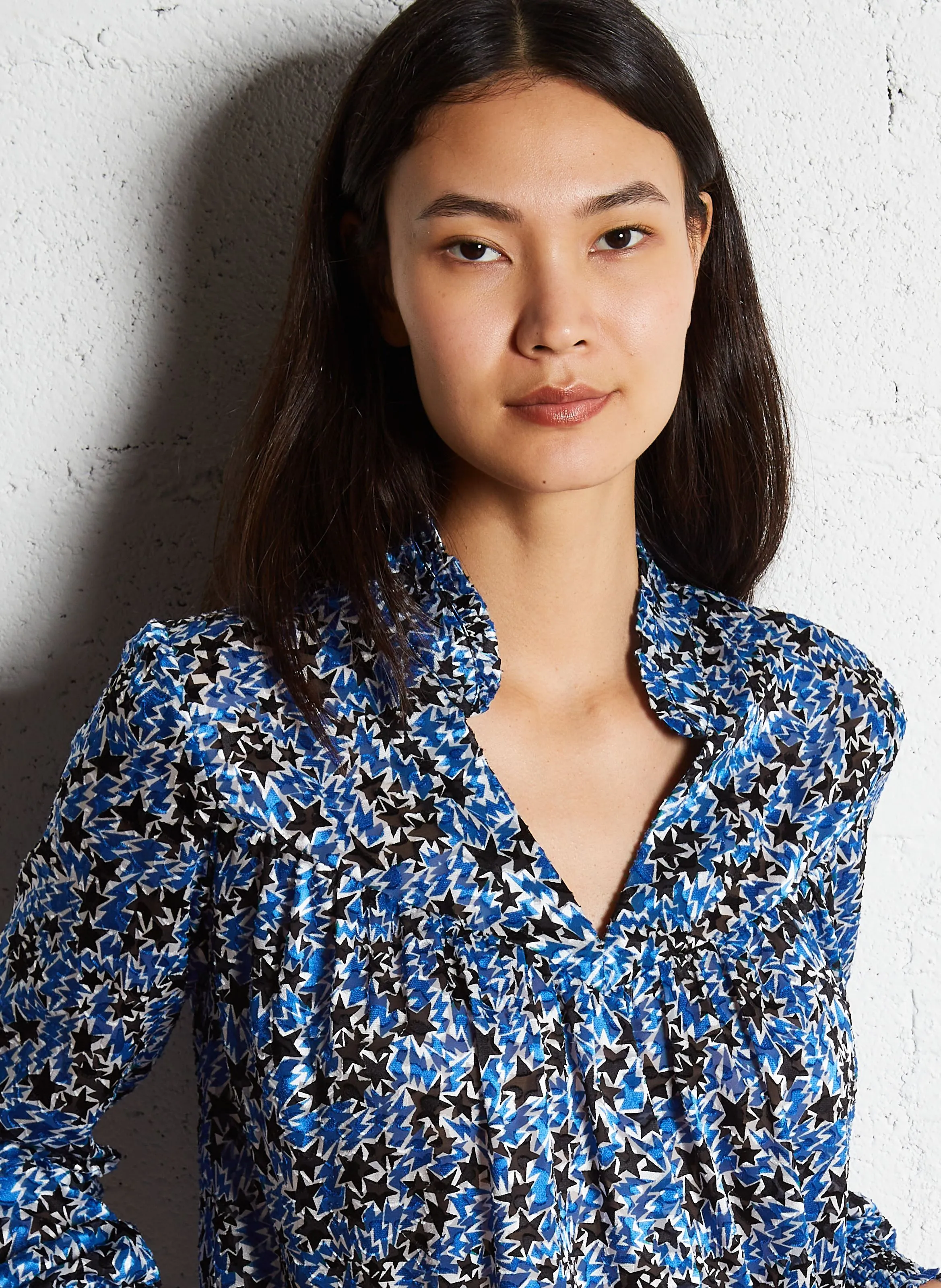 BLOUSE AMPLE à ENCOLURE V - IKKS pour FEMME | Printemps
