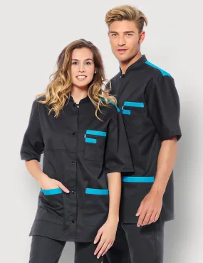 Blouse medicale mixte couleur ardoise Kevin tenue unisexe | BELISSA