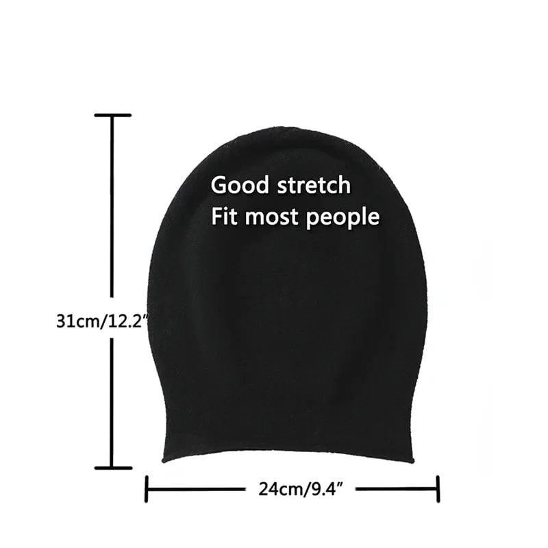 Bonnet ample en cachemire pour femme
