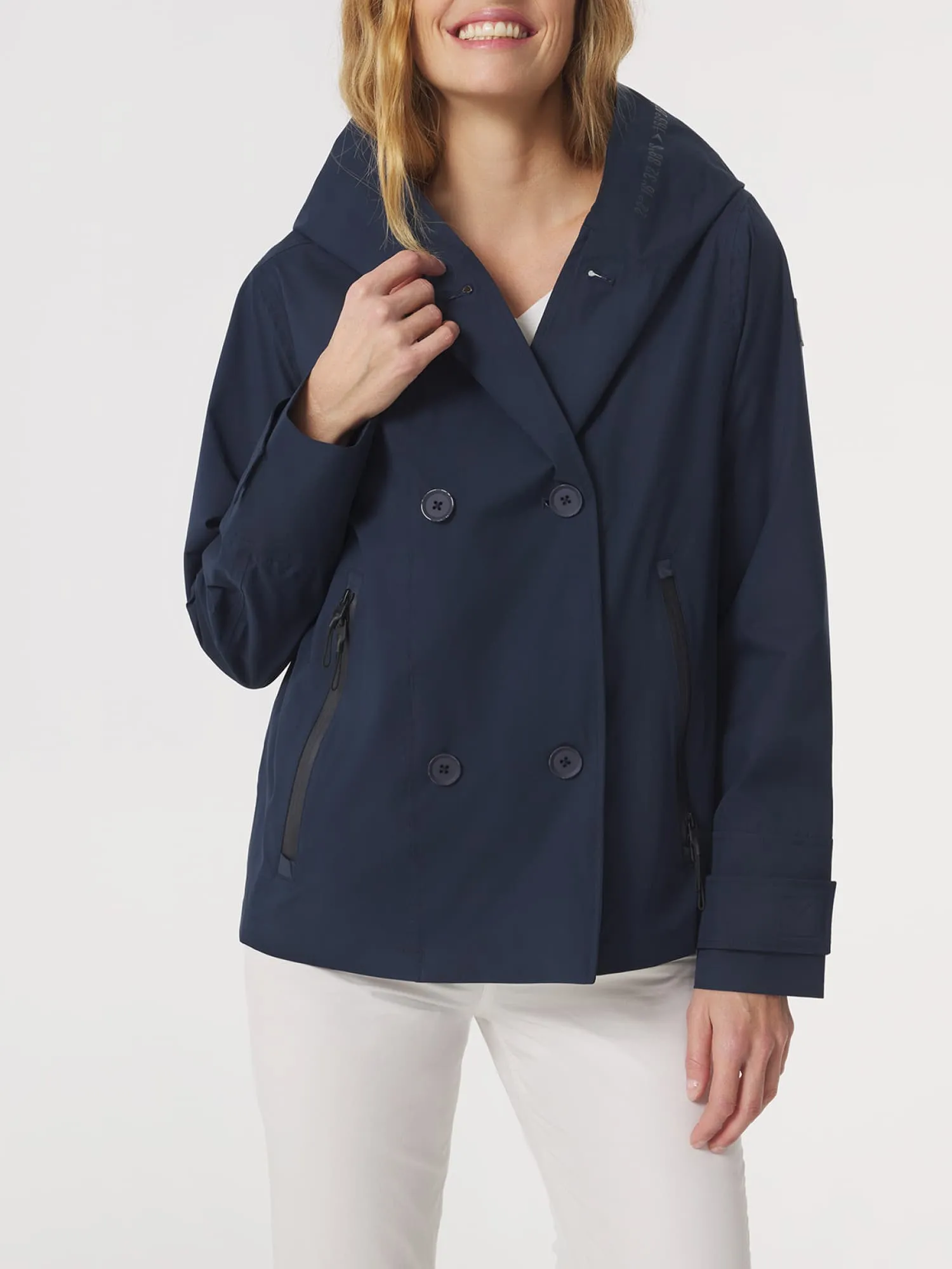 Caban Femme Matière Légère & Imperméable Marine tbs