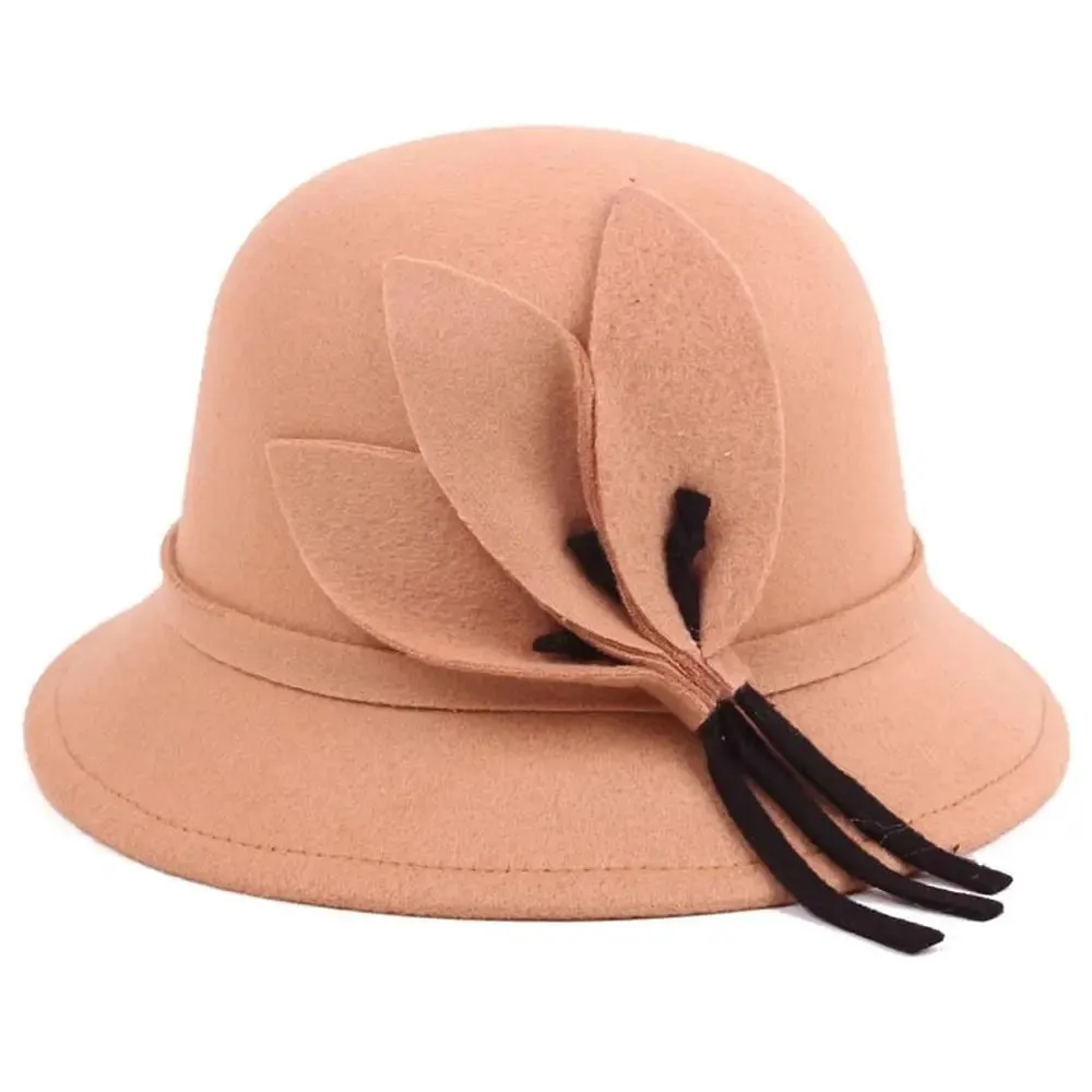 Chapeau cloche laine femme