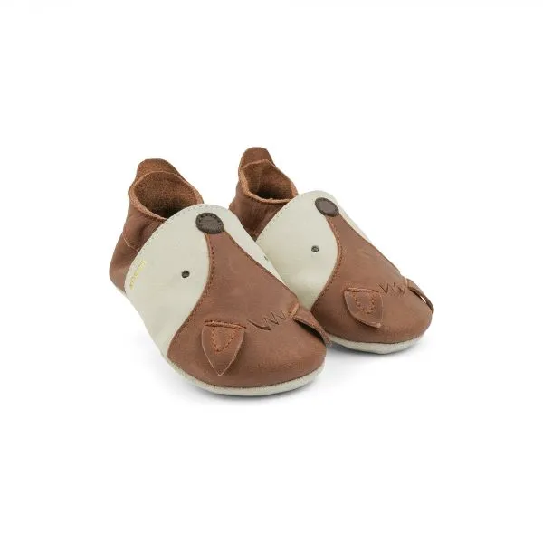Chaussons bébé taille S Renard roux