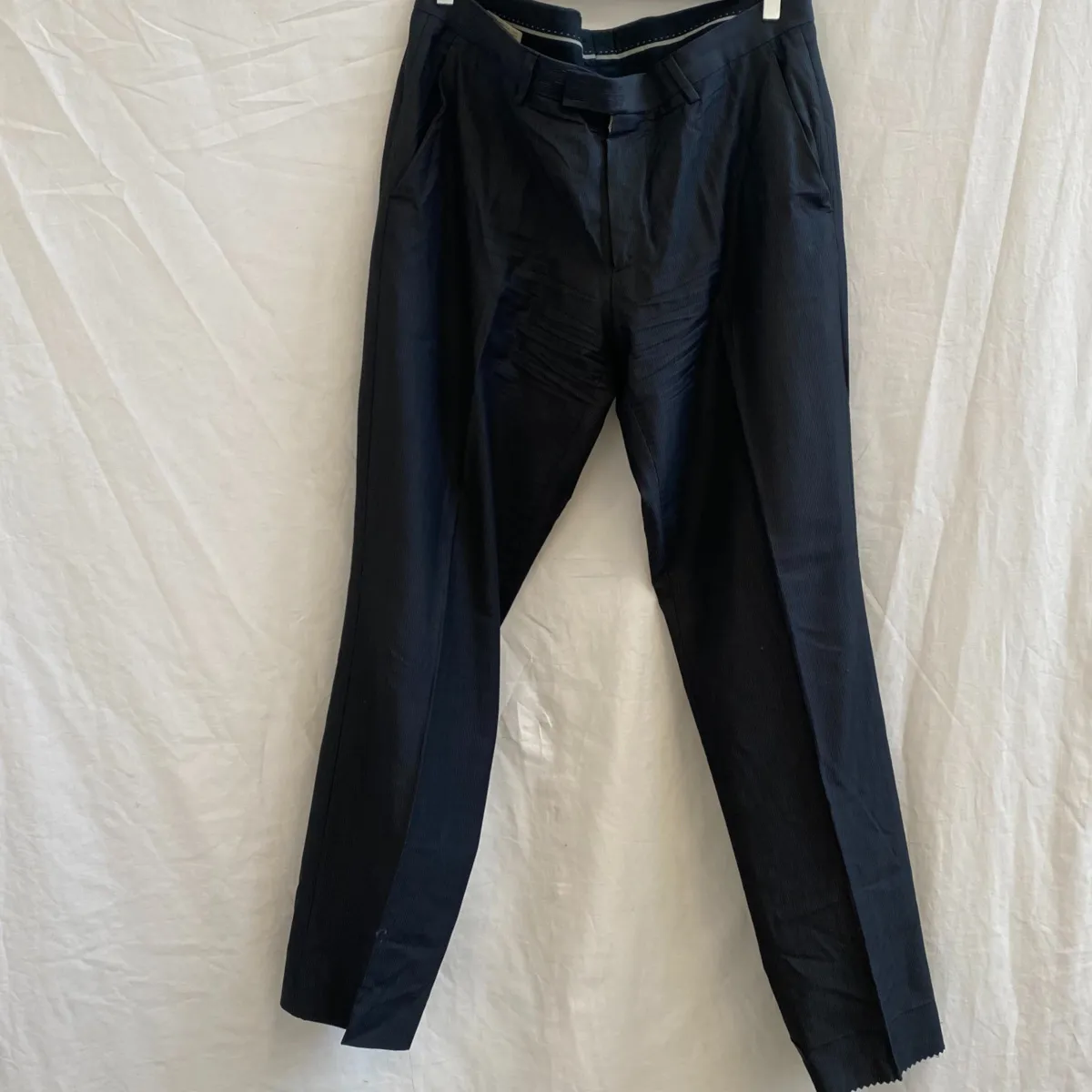 Costume homme à rayures verticales, Hugo Boss, taille 50/L 