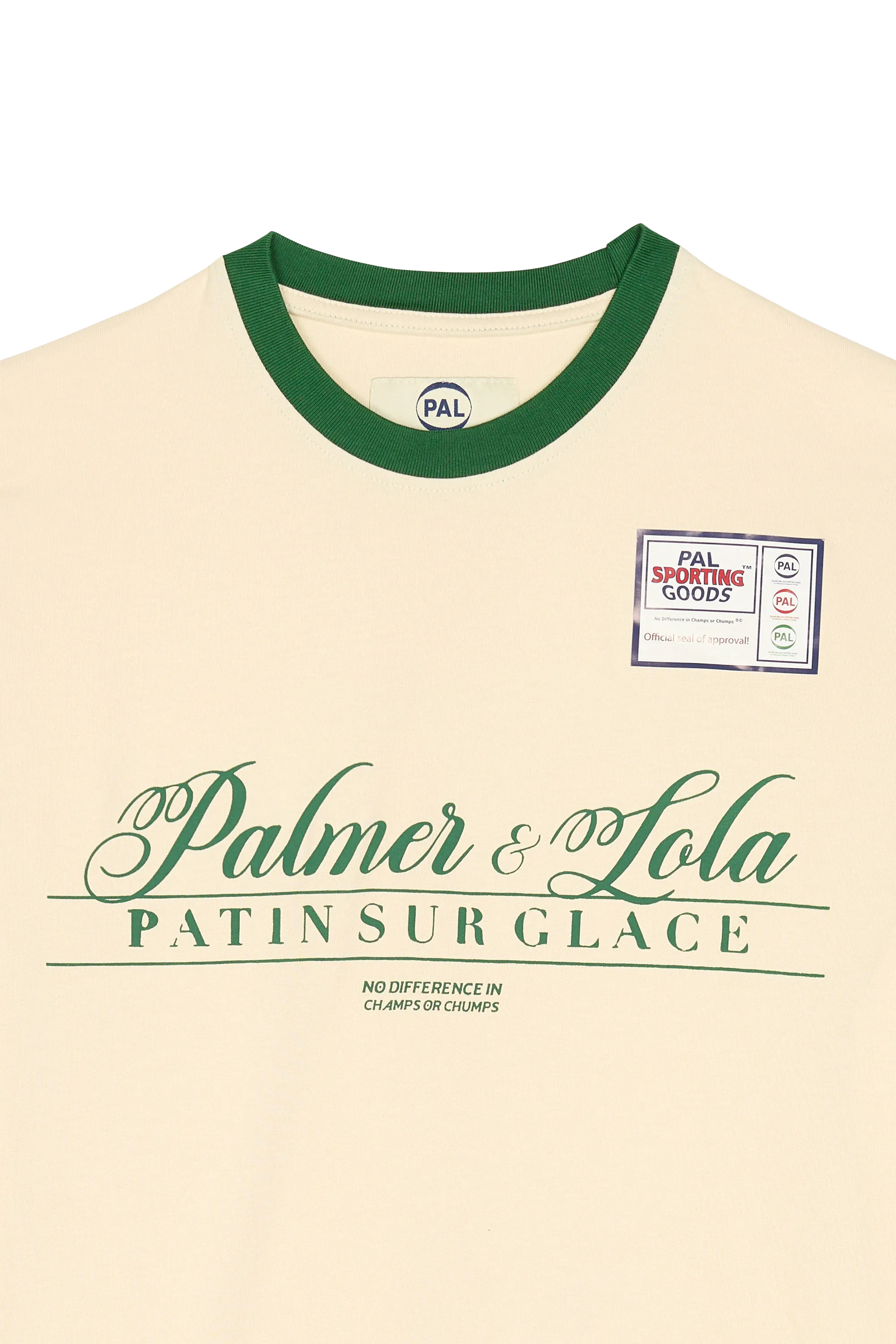 - Coupe Droite- Col Rond Côtelé- Manches Courtes - Imprimé Logo Sur Poitrine Et Au Dos Beige Pal Sporting Goods - Homme | Citadi