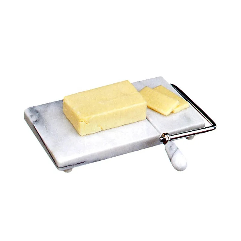 Coupe foie gras en marbre, fil en inox I Maison Empereur