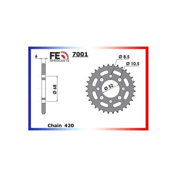 COURONNE ACIER COUR AC ER21/AP/TS50/GT50 41