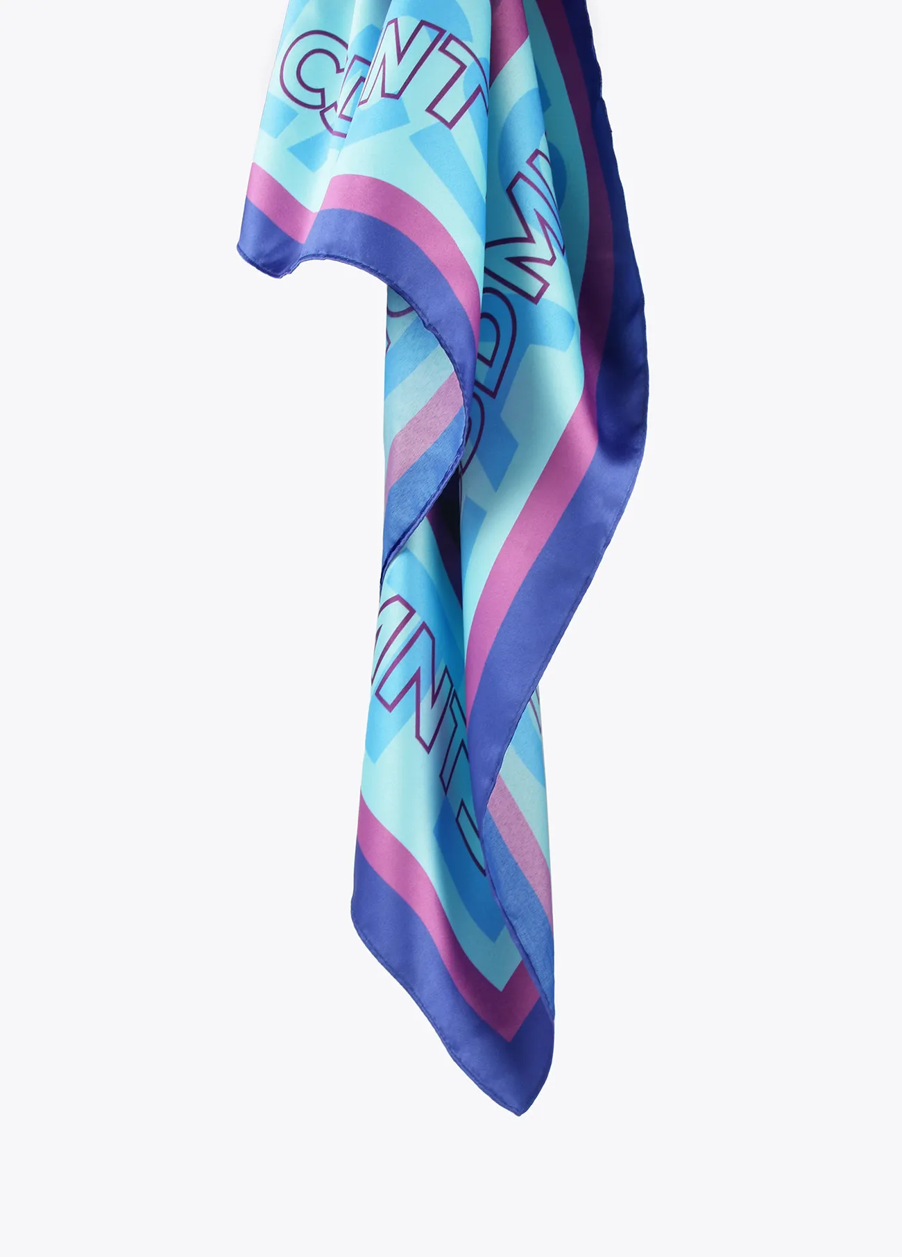 Foulard imprimé animal bleu