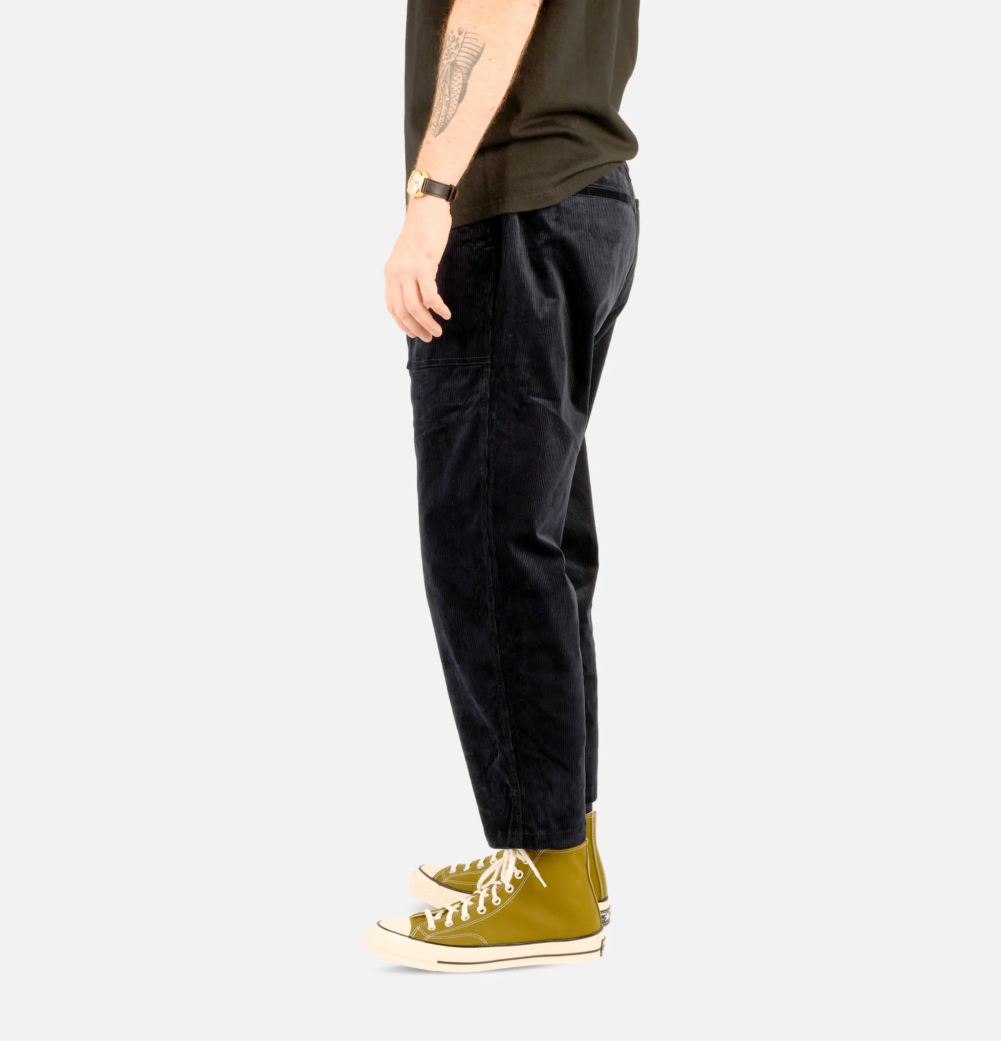 Gramicci | Pantalon | Loose Tapered |  Cord Navy | Shop Royalcheese Paris