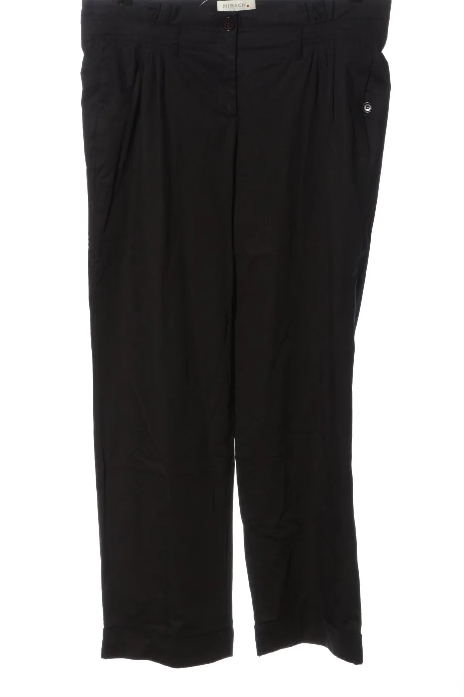Hirsch Pantalon en jersey noir style décontracté