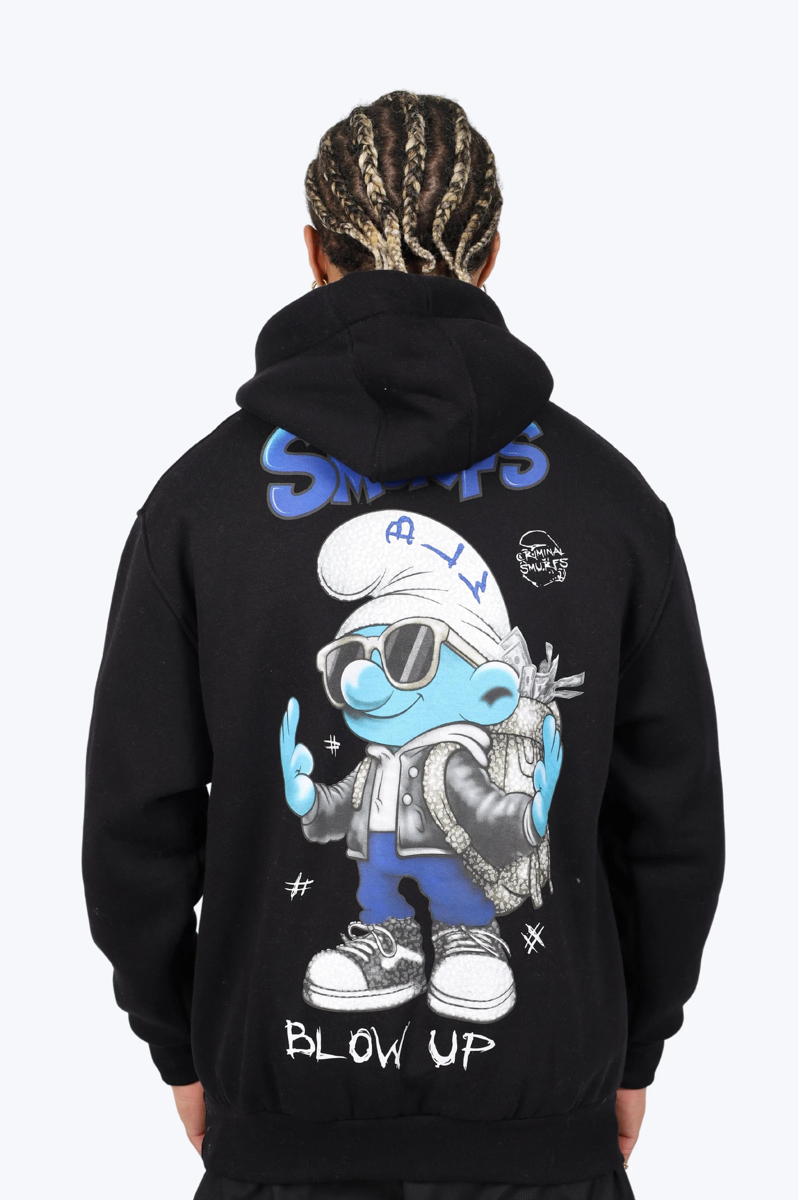 HOODIE SMURF STYLE - NOIR