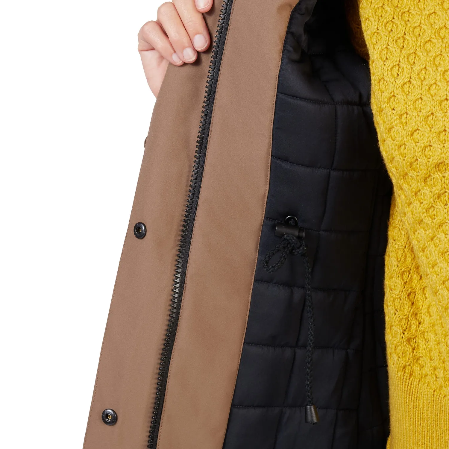 Imperméable Happy Rainy Days Orlando Padded Taupe