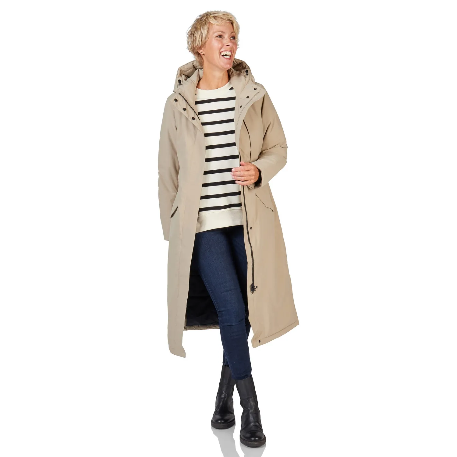 Imperméable Happy Rainy Days Vancouver Padded Beige Seneca