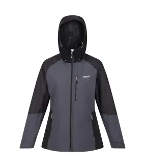 Imperméable highton femme gris phoque / noir Regatta