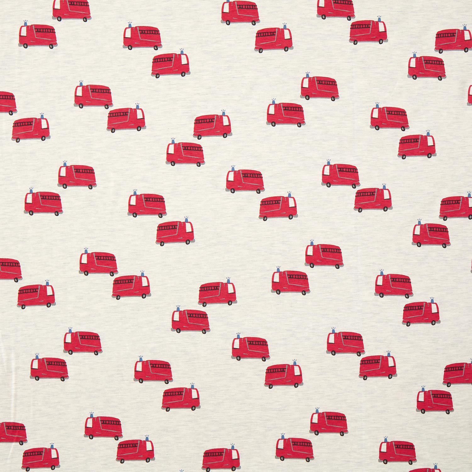 Jersey coton Camions de pompiers | by Poppy – nature