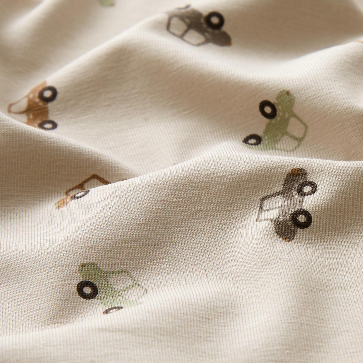 Jersey coton Voitures – sable