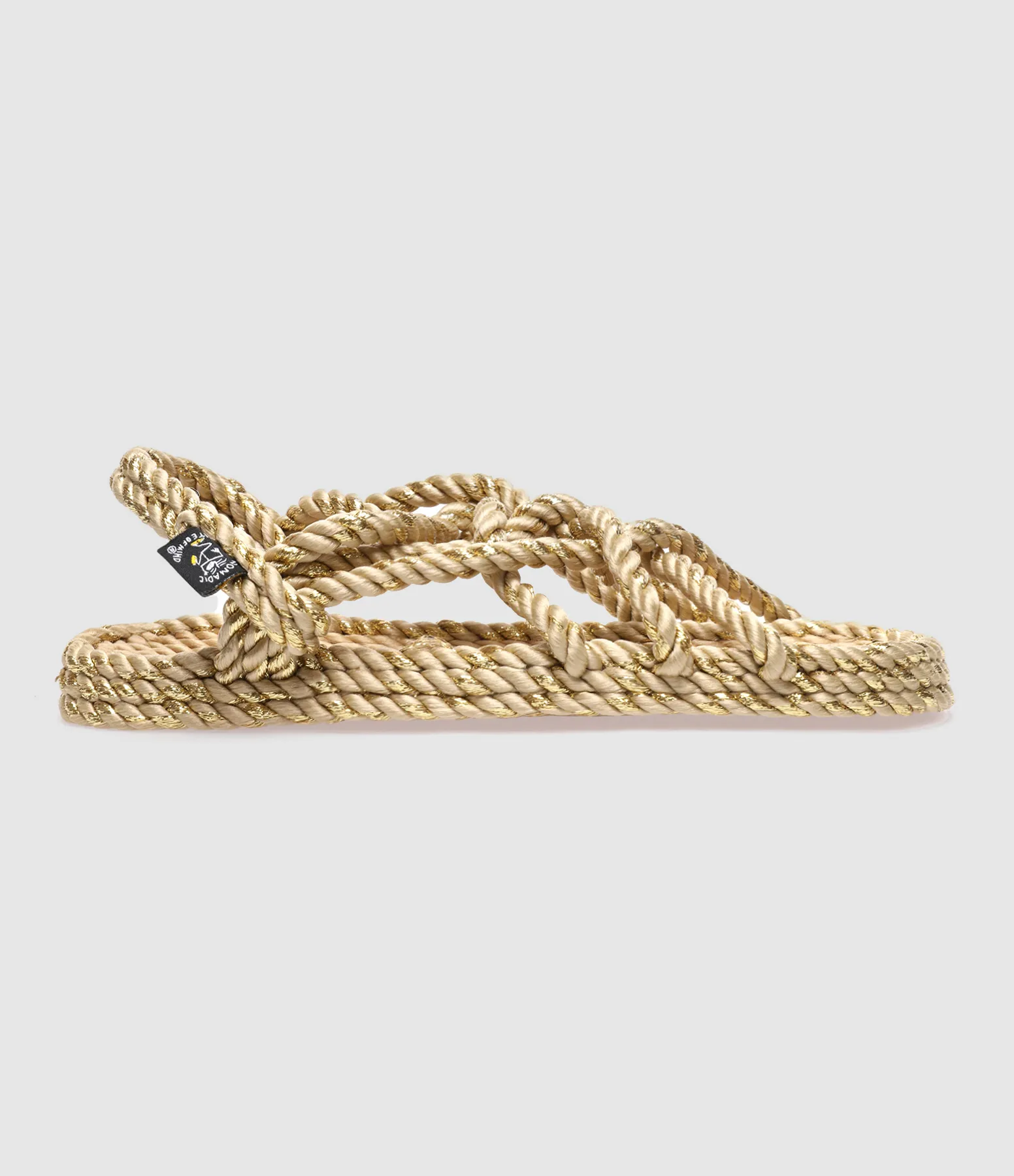 NOMADIC STATE OF MIND Partager  Sandales JC Beige Doré Pailleté  