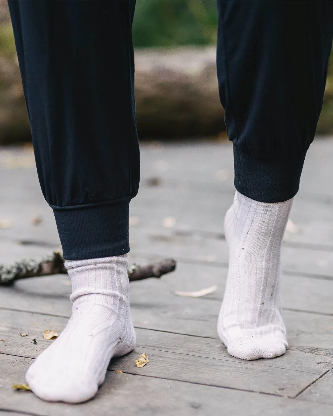 Pantalon en Coton Recyclé Day Dream - Noir
