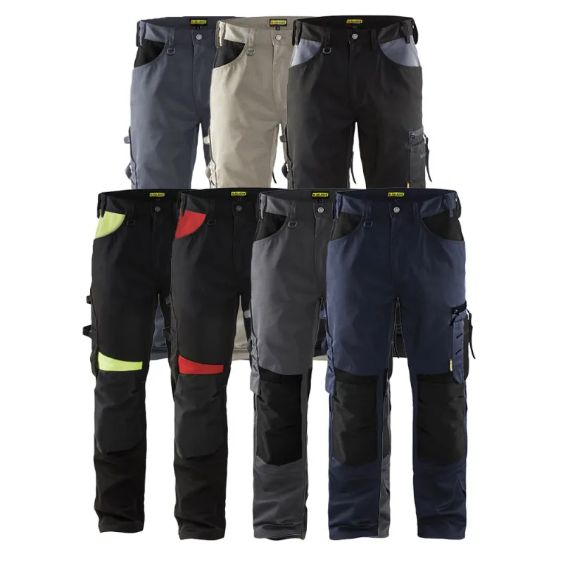 Pantalon professionnel Blaklader bicolore pour artisan
