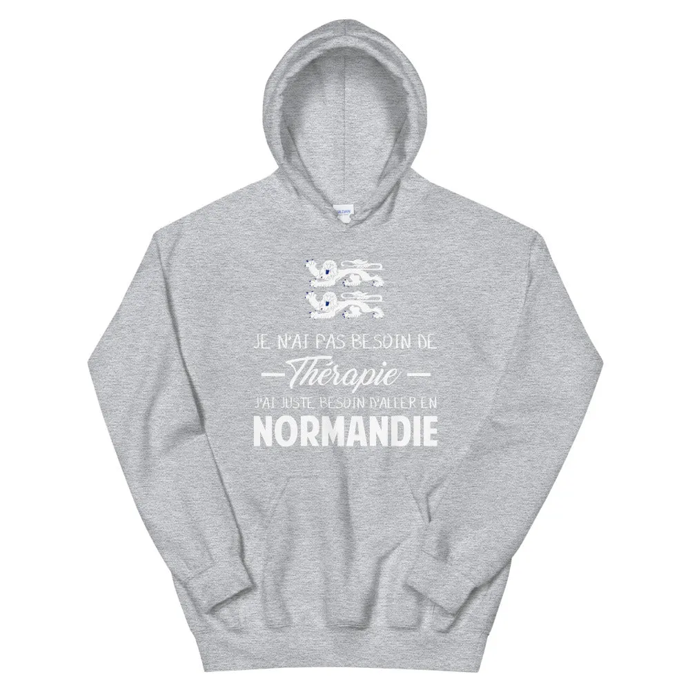 Pas besoin de Thérapie Normandie - Sweatshirt à capuche