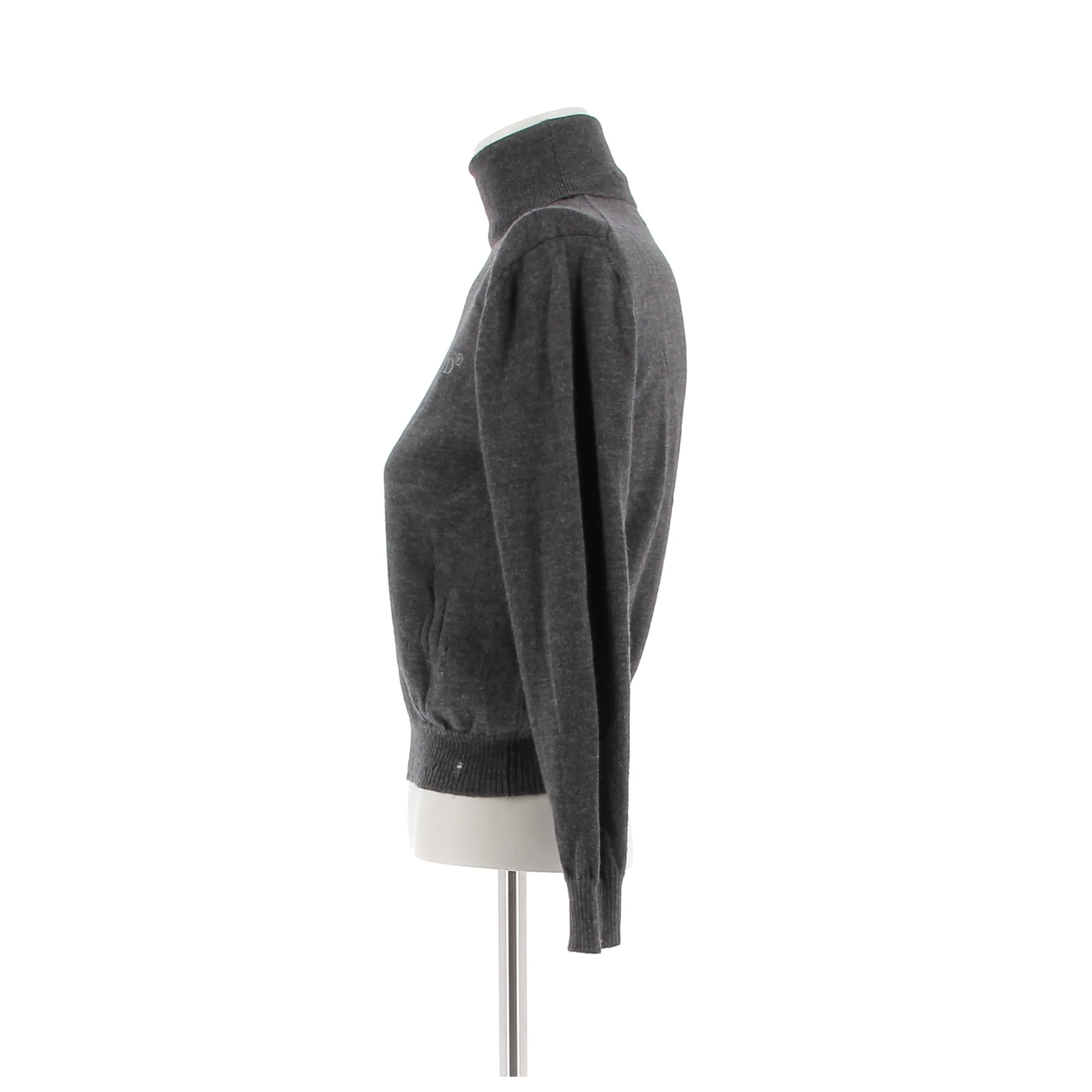 Pull en laine gris