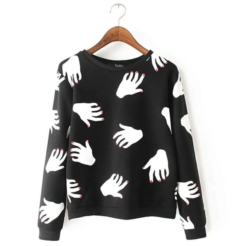 Pull Vintage Noir Blanc
