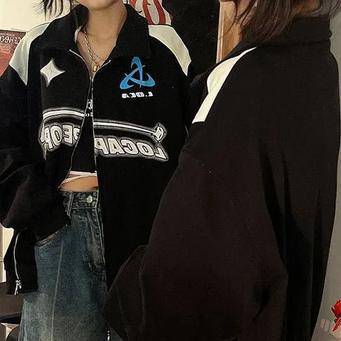 Racing jacket femme