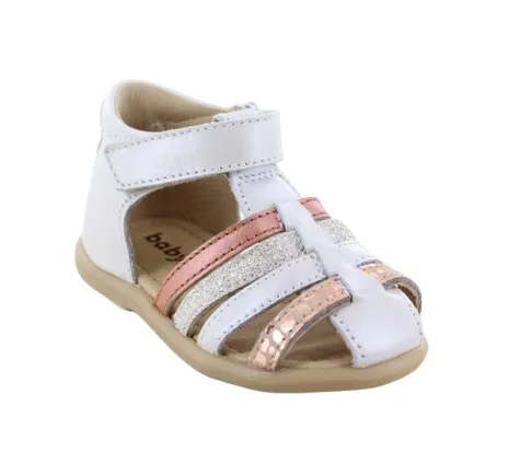 Sandales  Babybotte TERIYAKI1 Ivoire / Saumon