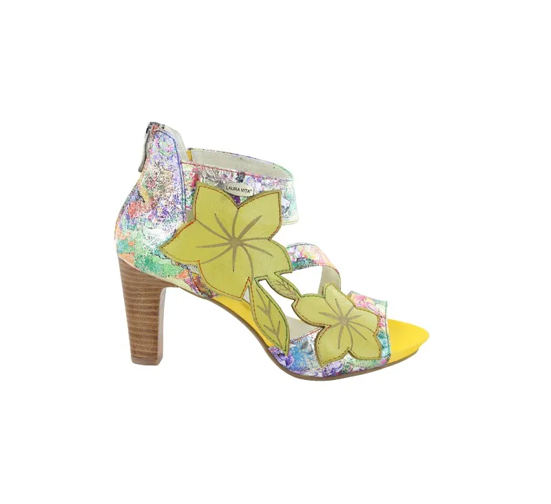 Sandales  Laura Vita ALBANE 6023 Jaune