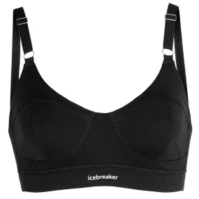 Soutien-Gorge de Sport Icebreaker Women Queens Clasp Bra Black