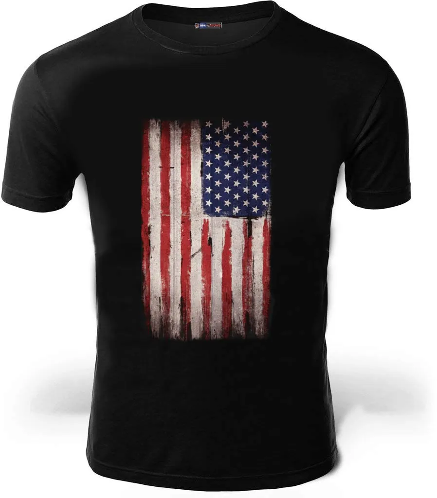 T-Shirt Homme Drapeau Américain