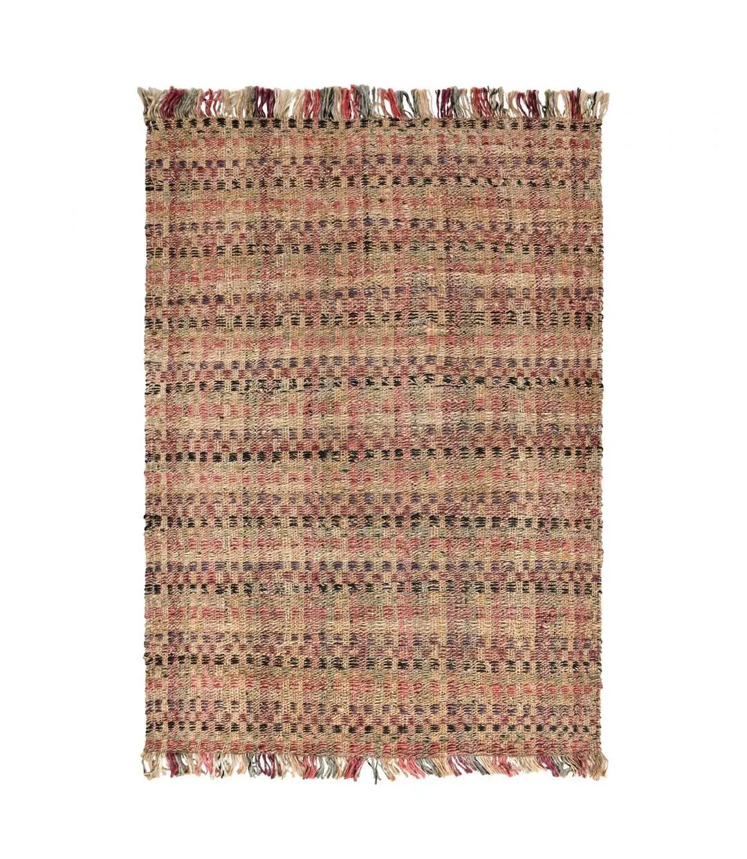 Tapis jute tissé main SQUARE