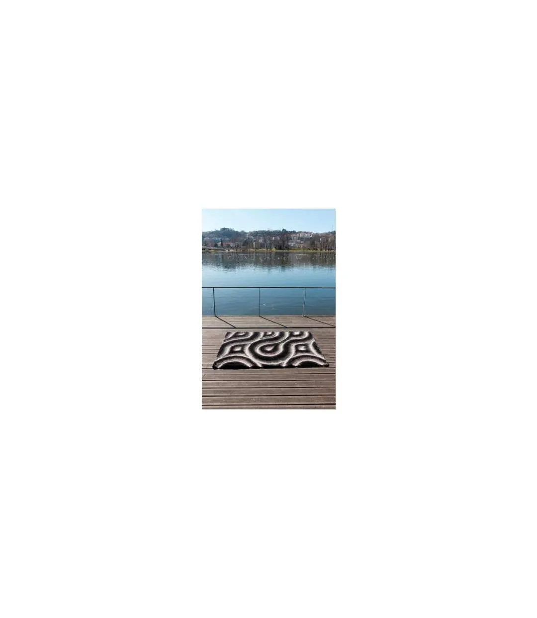 Tapis shaggy CURVES tufté main