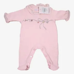 TARTINE ET CHOCOLAT 1m pyjama rose noeud gris