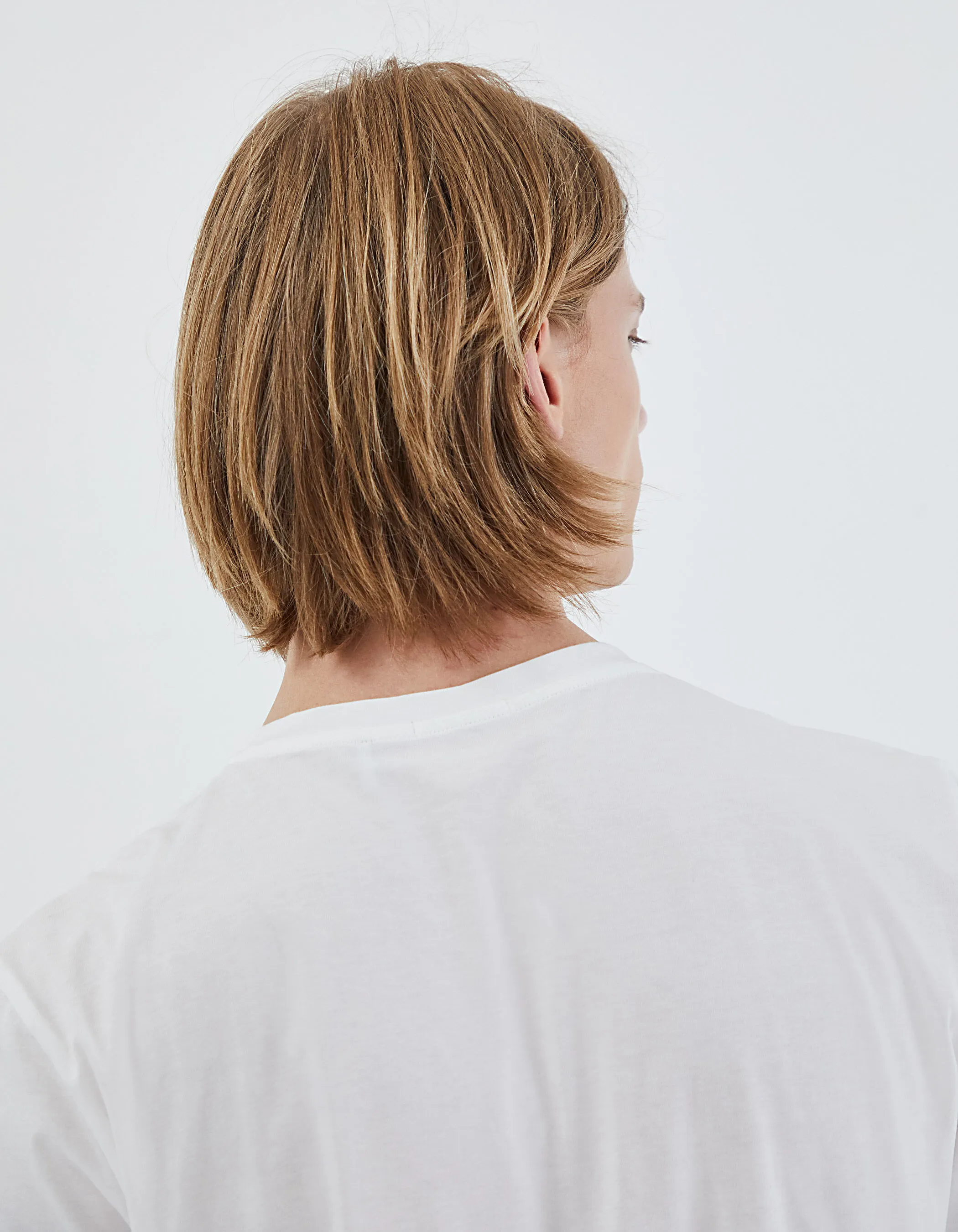 Tee-shirt blanc cassé visuel paysage Homme