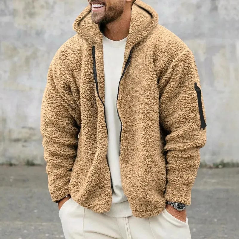 Veste Chaude à Capuche pour Hommes