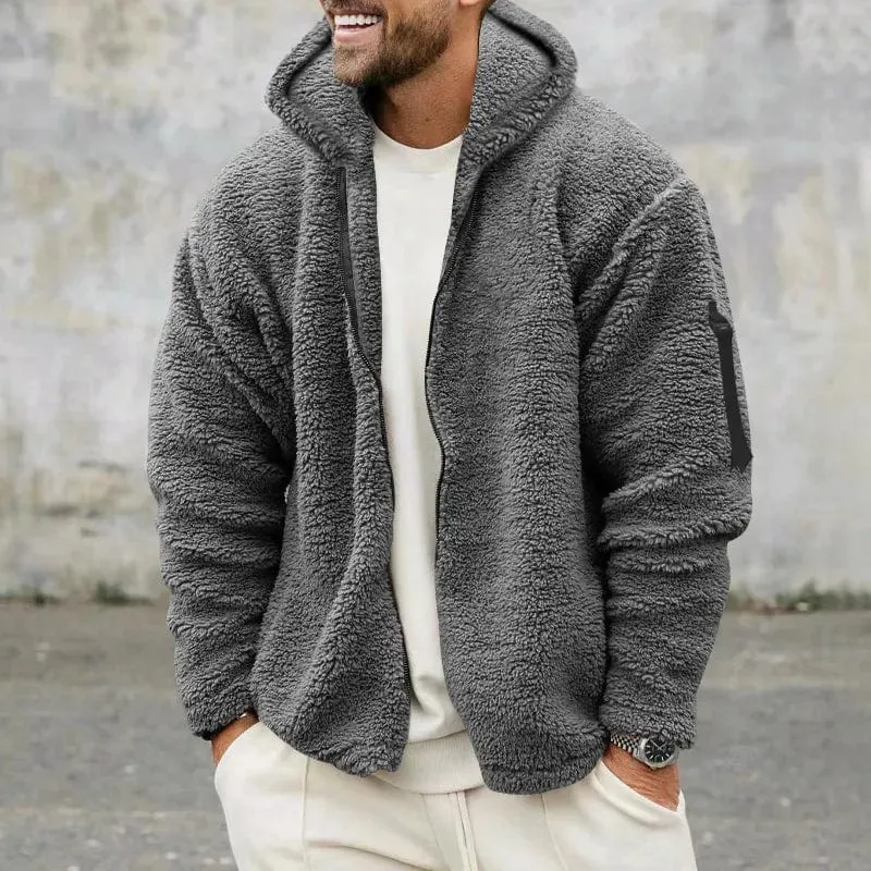 Veste Chaude à Capuche pour Hommes