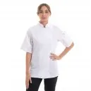 Veste de Cuisine Femme Blanche Fermeture Asymétrique - ROBUR