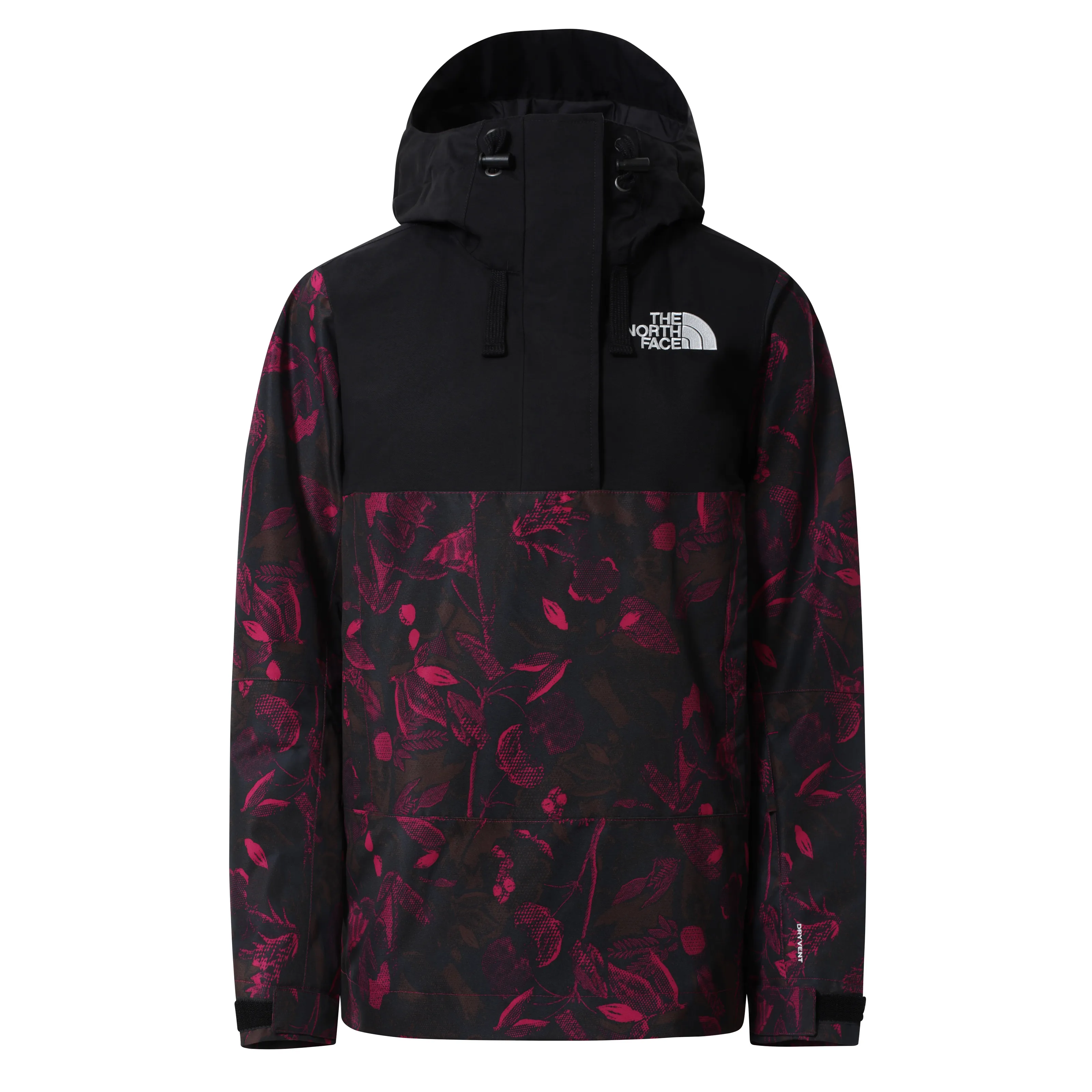 veste ski the north face w tanager roxbury pink floral print