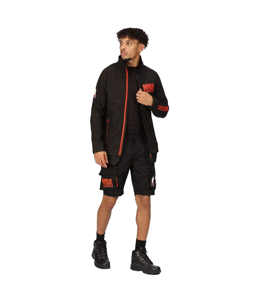 Veste softshell band of builders homme noir Regatta