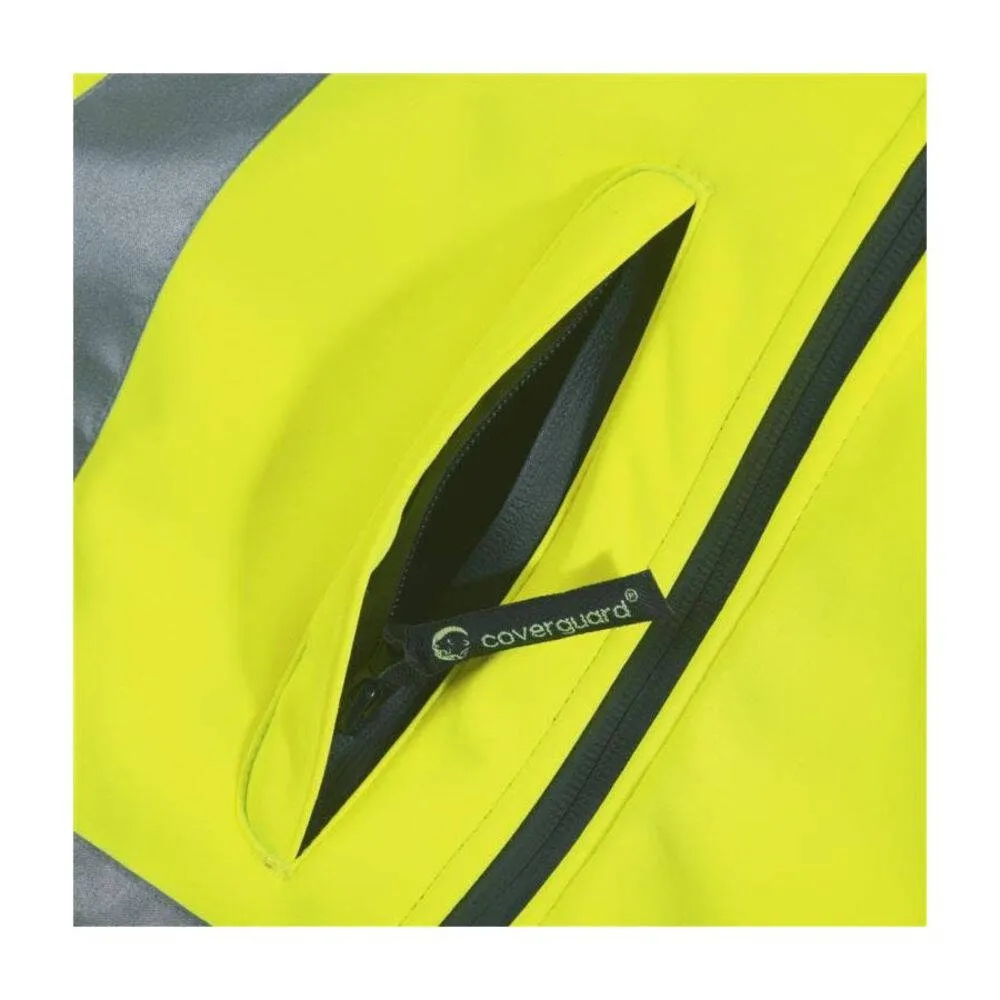 Veste softshell haute visibilité 2en1 Bicolore Coverguard Station manches amovibles