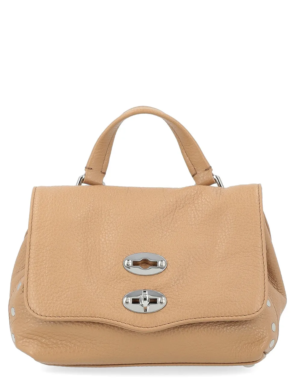 Zanellato Sac Postina Daily Baby en cuir grainé couleur cappuccino